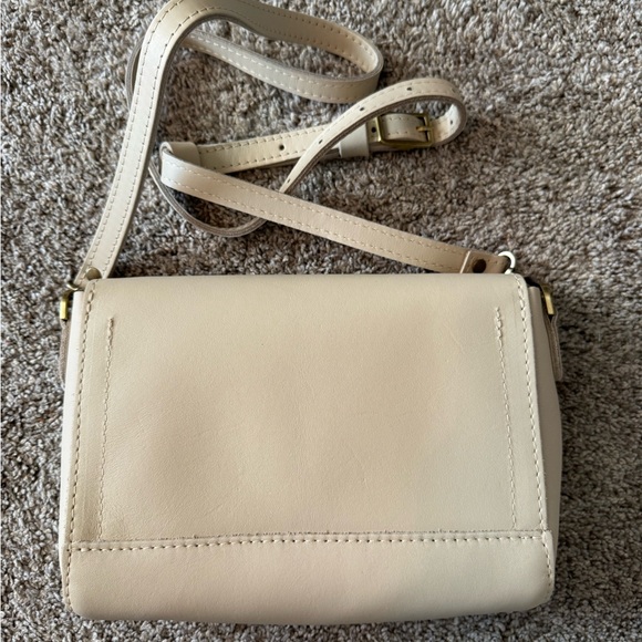 Portland Leather Goods medium Metro crossbody bag in Bone - Picture 2 of 3